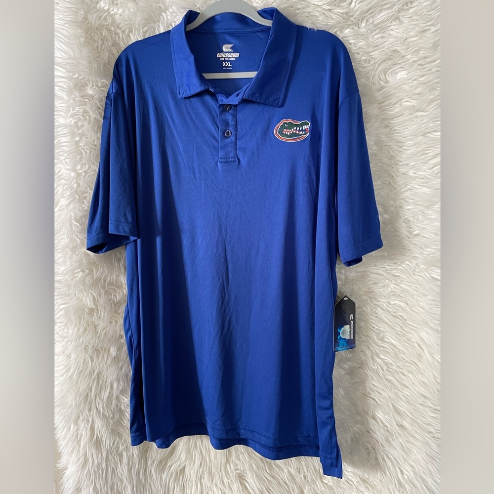 Colosseum Own The Stands NWT Men’s Florida Gators (UF) Short Sleeve Polo Shirt